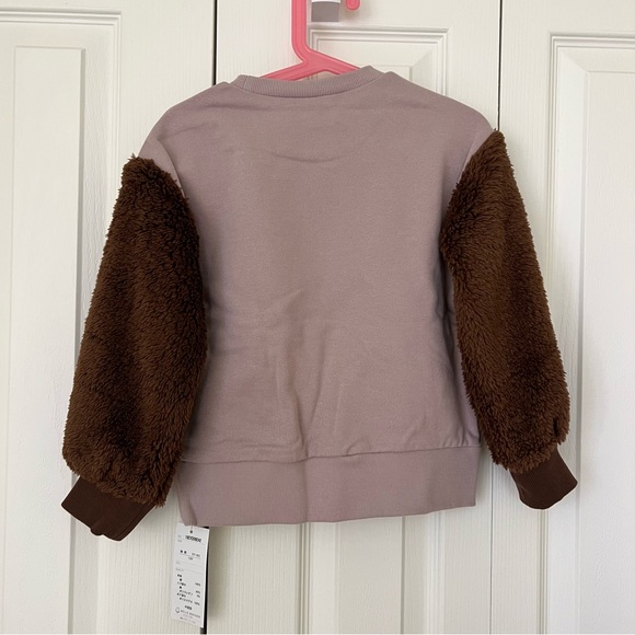 🆕fleeced-sleeve sweatshirt - Picture 3 of 7